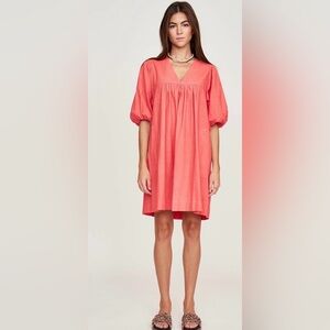 Mirth Belem Dress- Coral